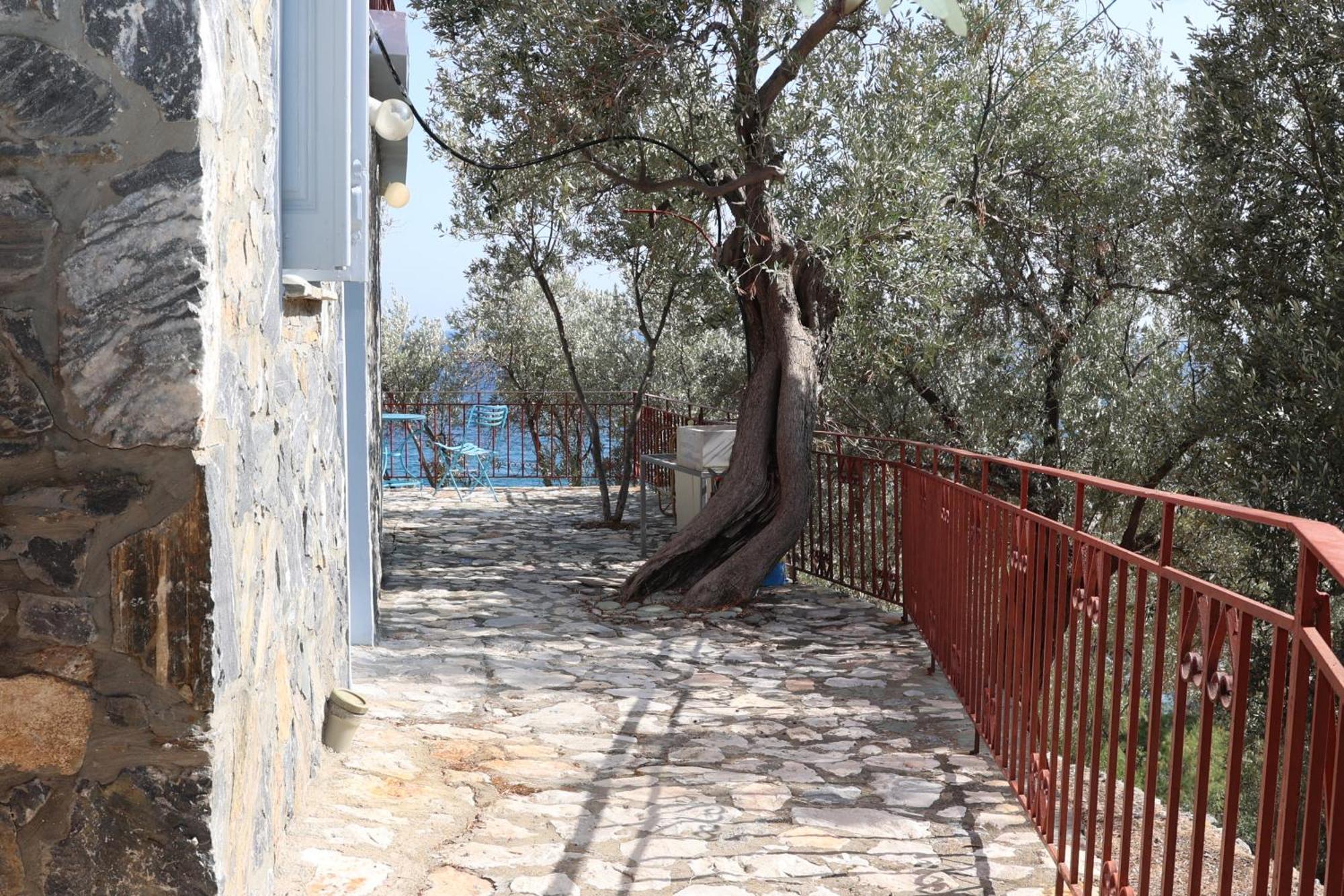 Δωμάτια Κόκκινος Πύργος Plomari Ngoại thất bức ảnh