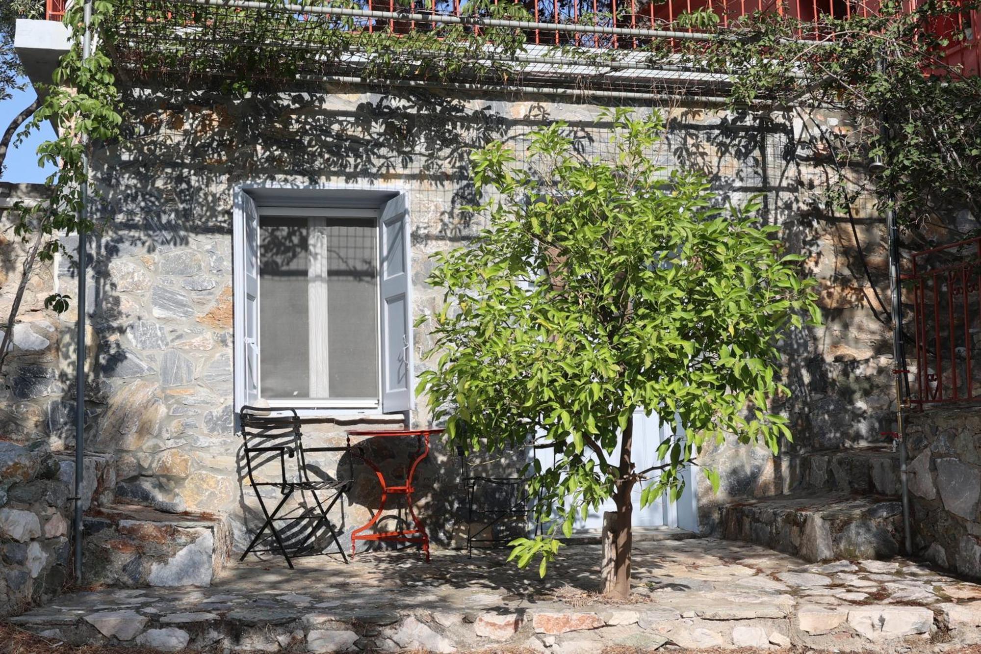 Δωμάτια Κόκκινος Πύργος Plomari Ngoại thất bức ảnh